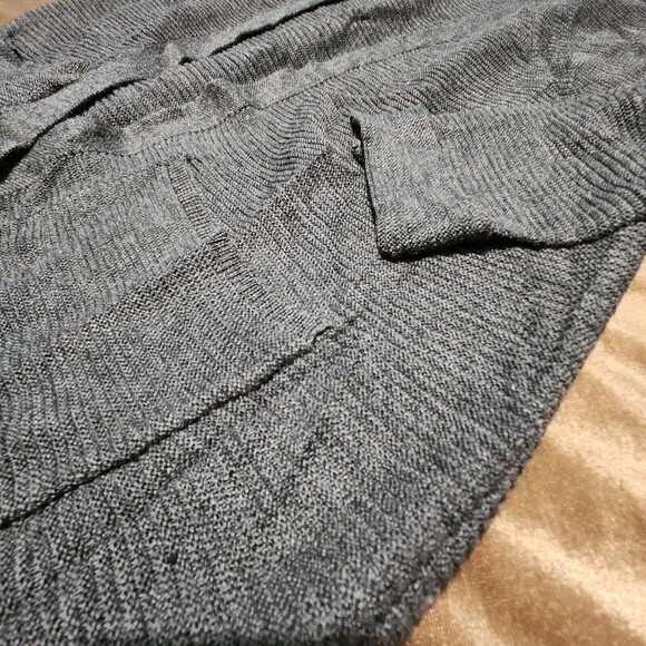 Dip Berry Blast Long Cardigan size Small Dark Gray With Pockets - Picture 6 of 8